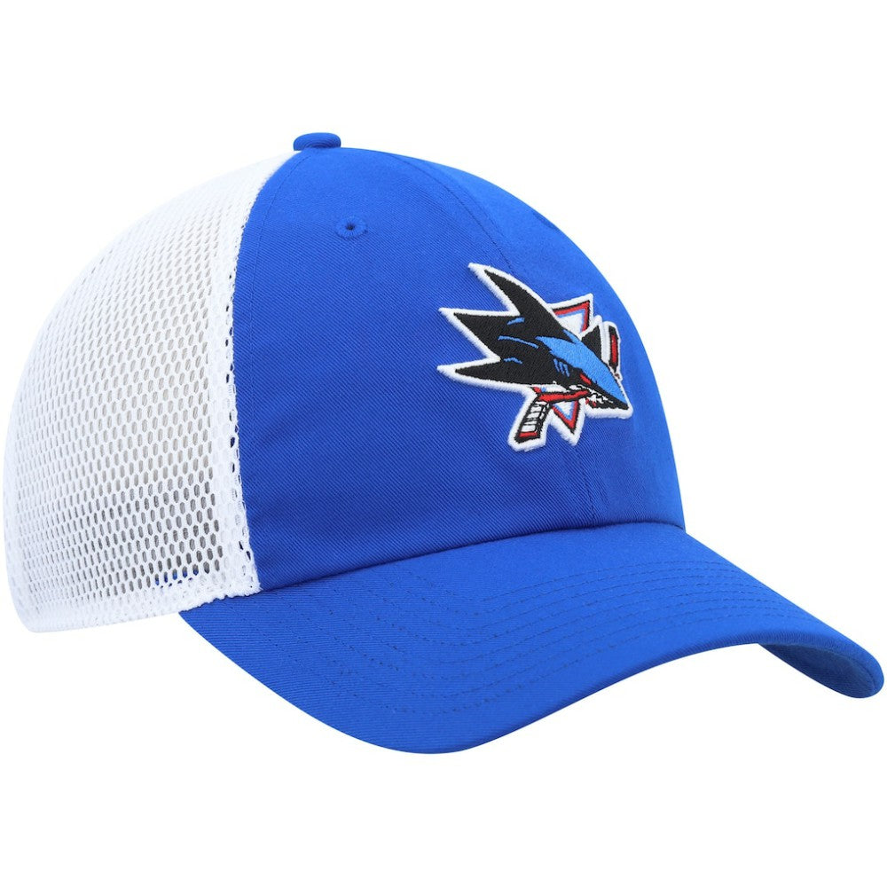 San Jose Sharks - adidas Color Pop Trucker Adjustable Hat Blue