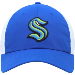 Seattle Kraken adidas Color Pop Trucker Adjustable Hat Blue