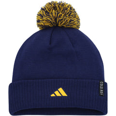 St. Louis Blues - adidas COLD.RDY Cuffed Knit Hat with Pom Blue