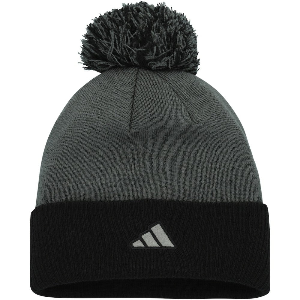 Vegas Golden Knights adidas Women's Laurel Cuffed Knit Hat with Pom Gray