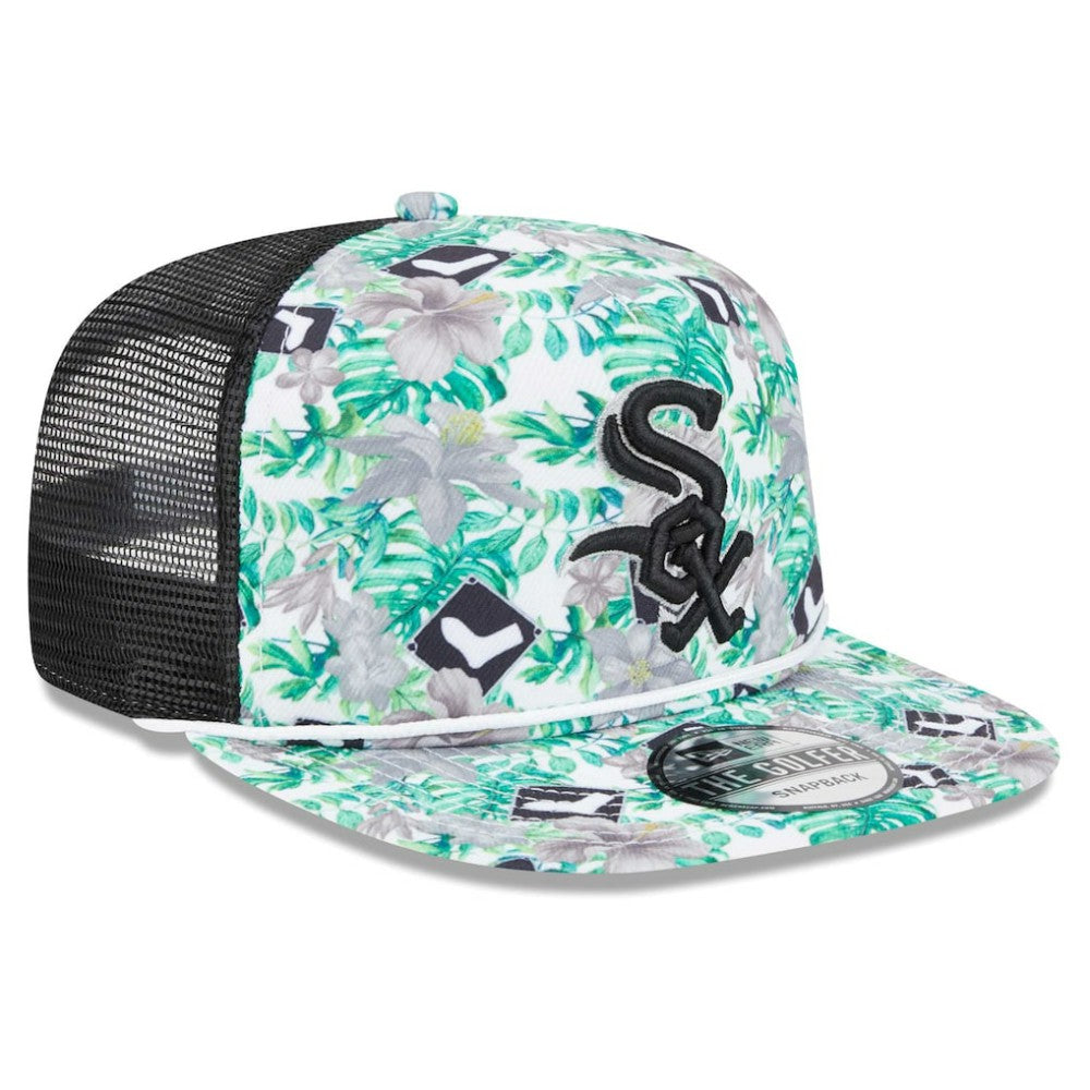 Chicago White Sox New Era Tropic Floral Golfer Lightly Structured Snapback Hat Near Me