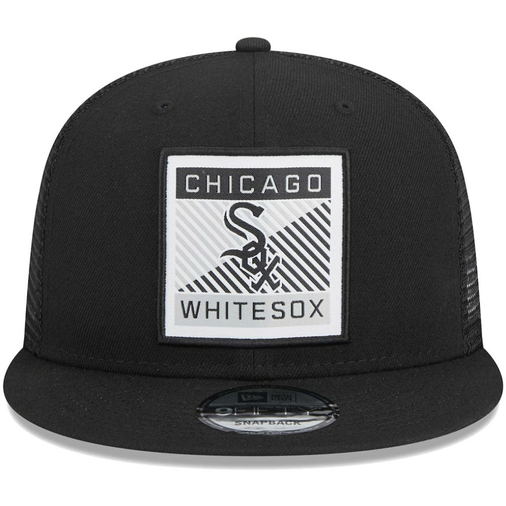 Chicago White Sox New Era Scratch Squared Trucker 9FIFTY Snapback Hat Clearance