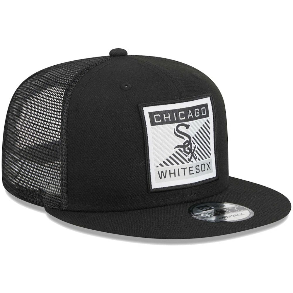 Chicago White Sox New Era Scratch Squared Trucker 9FIFTY Snapback Hat Clearance