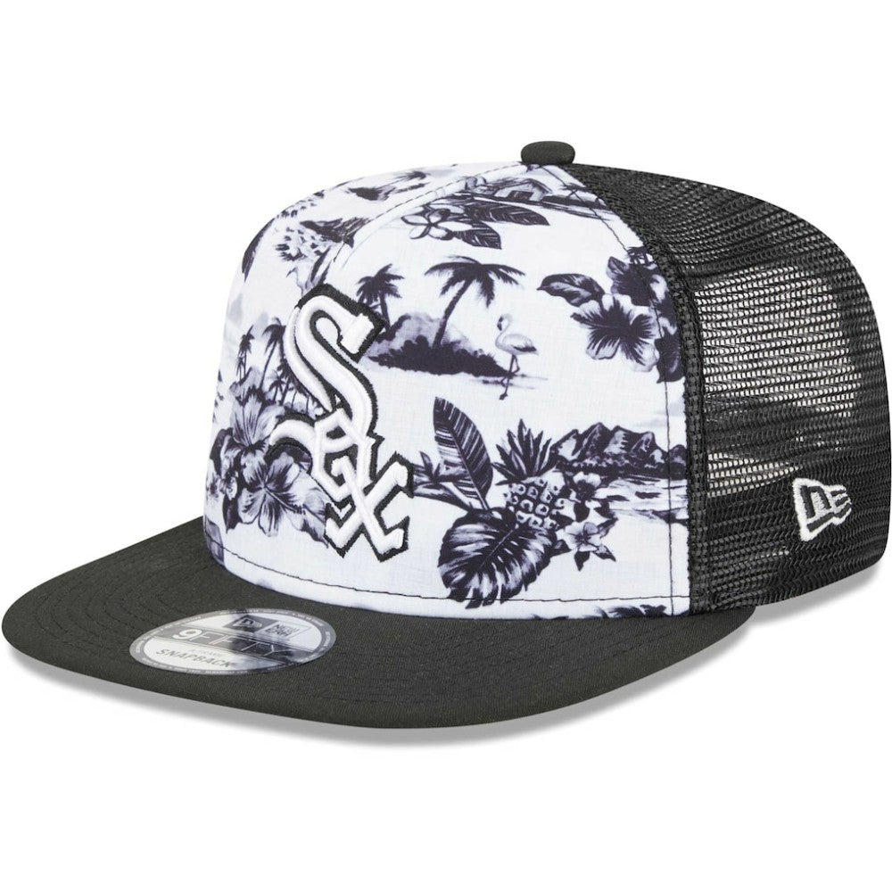 Chicago White Sox New Era Vacay 2.0 A-Frame Trucker 9FIFTY Snapback Hat On Sale