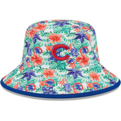 Chicago Cubs New Era Tropic Floral Bucket Hat On Sale