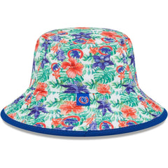Chicago Cubs New Era Tropic Floral Bucket Hat On Sale