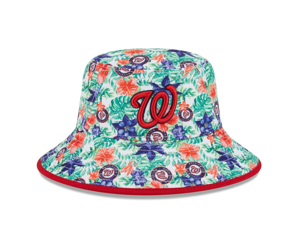 Washington Nationals New Era Tropic Floral Bucket Hat discount