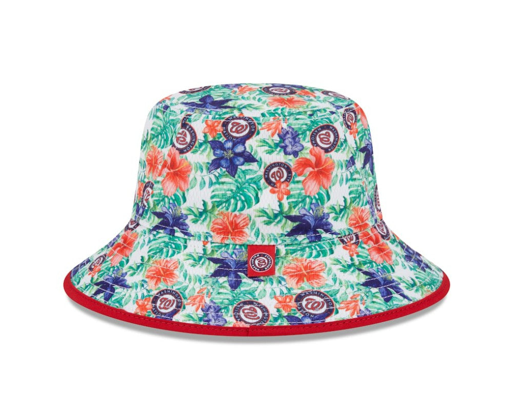 Washington Nationals New Era Tropic Floral Bucket Hat discount