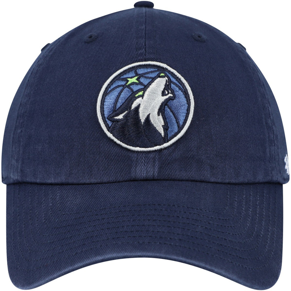 47 brand - Minnesota Timberwolves '47 Core Logo Clean Up Adjustable Hat - Navy