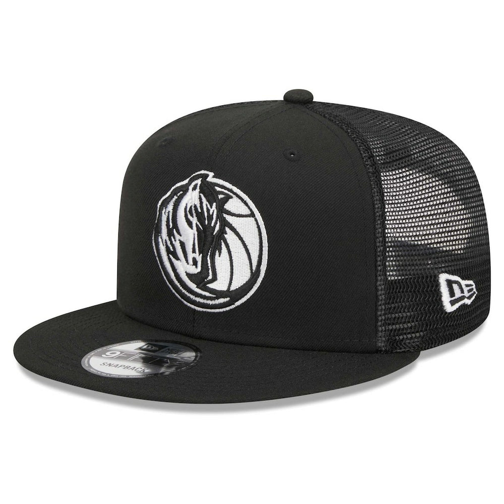 New Era - Dallas Mavericks 9FIFTY Snapback Trucker Hat - Black
