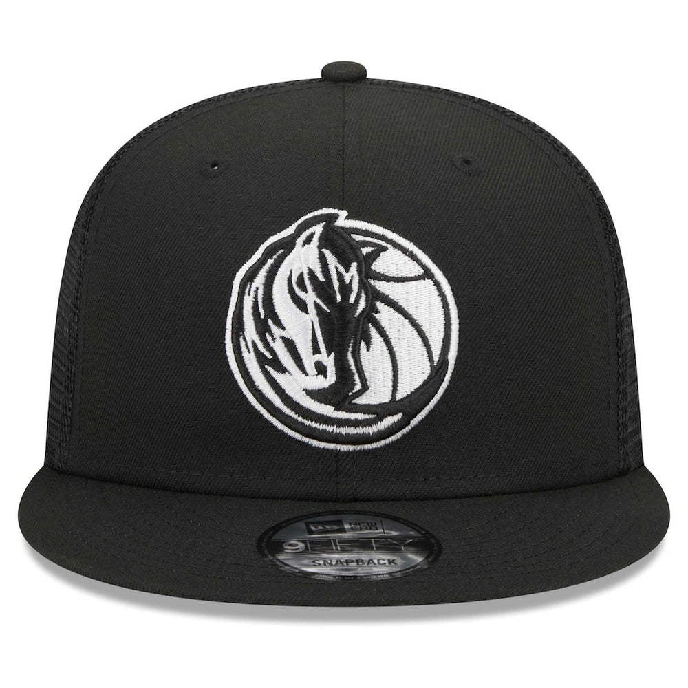 New Era - Dallas Mavericks 9FIFTY Snapback Trucker Hat - Black