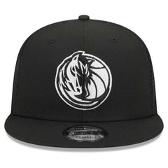 New Era - Dallas Mavericks 9FIFTY Snapback Trucker Hat - Black