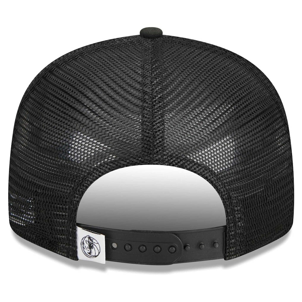 New Era - Dallas Mavericks 9FIFTY Snapback Trucker Hat - Black