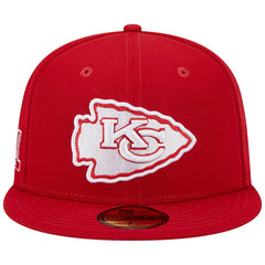 Kansas City Chiefs New Era Super Bowl LIV Main Patch 59FIFTY Fitted Hat Scarlet - NFL