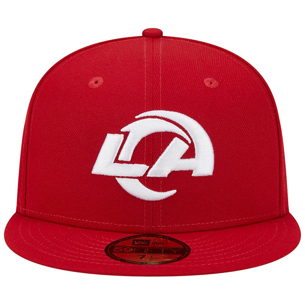 Los Angeles Rams New Era 1990 Hawaii Pro Bowl Main Patch 59FIFTY Fitted Hat Scarlet - NFL