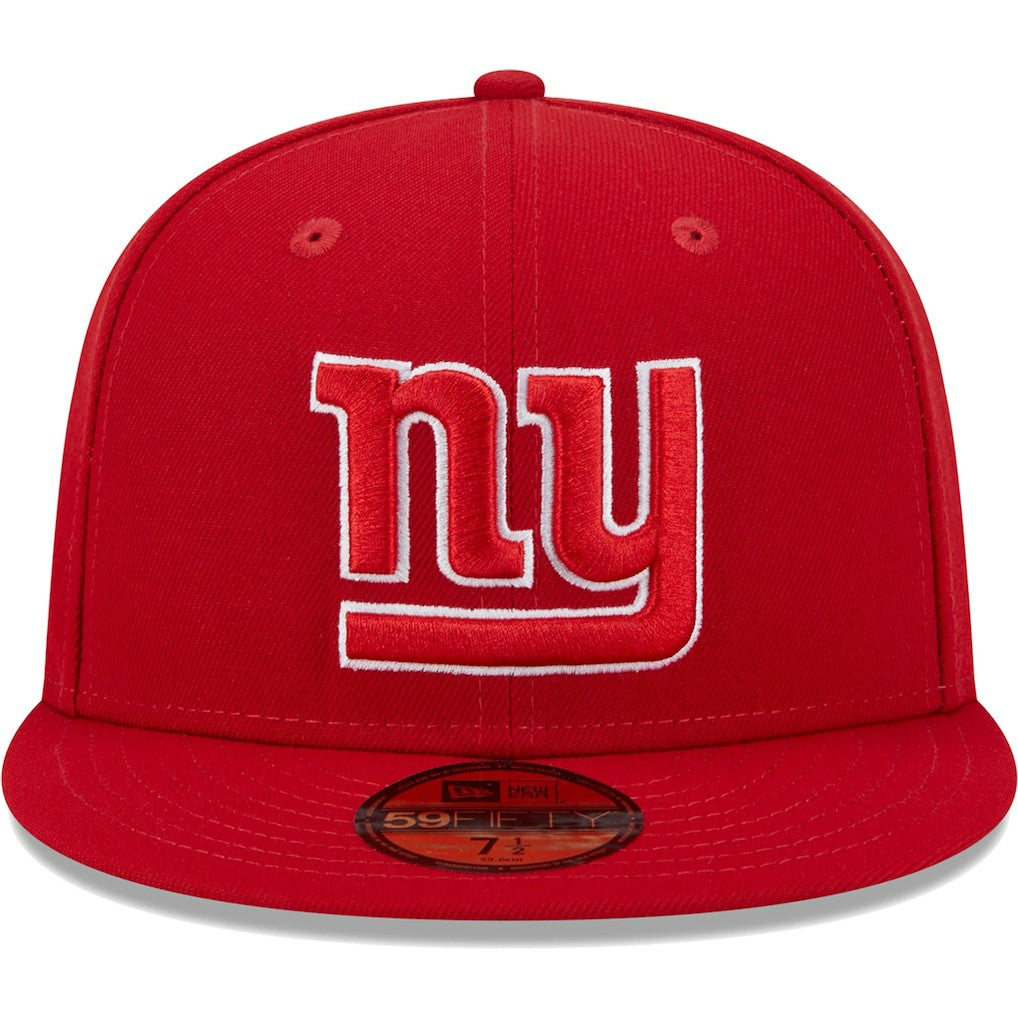 New York Giants New Era Super Bowl XLVI Main Patch 59FIFTY Fitted Hat Scarlet - NFL