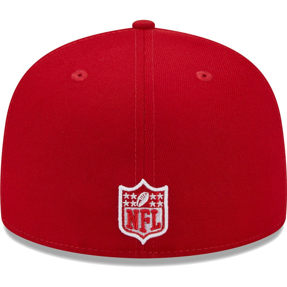 New York Giants New Era Super Bowl XLVI Main Patch 59FIFTY Fitted Hat Scarlet - NFL
