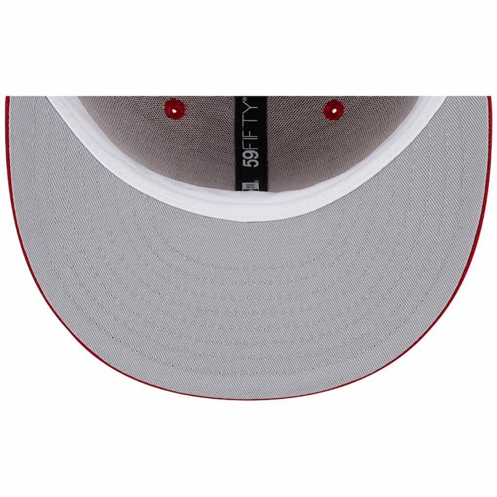 Pittsburgh Steelers New Era Super Bowl XLIII Main Patch 59FIFTY Fitted Hat Scarlet - NFL
