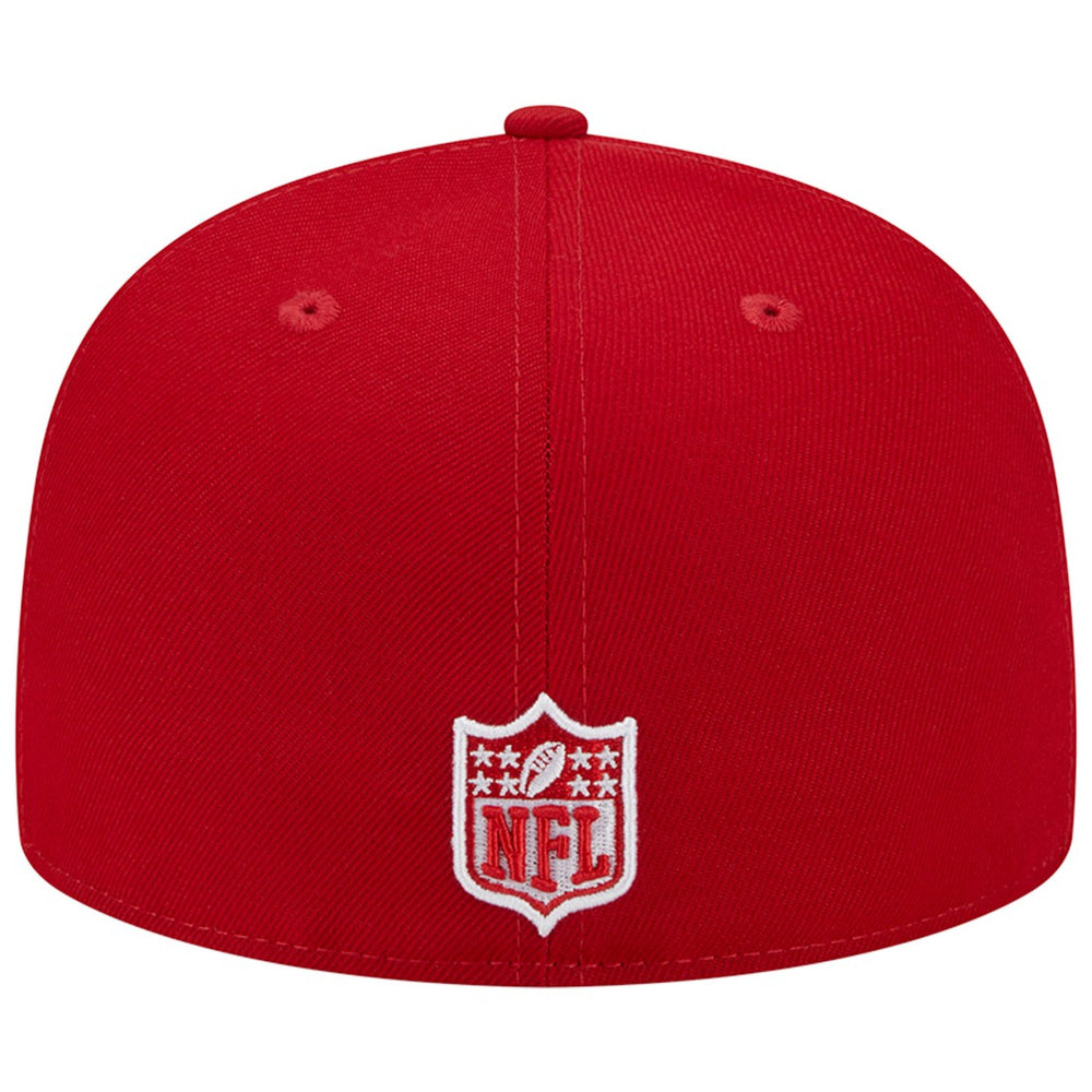 Tampa Bay Buccaneers New Era Super Bowl XXXVII Main Patch 59FIFTY Fitted Hat Scarlet - NFL
