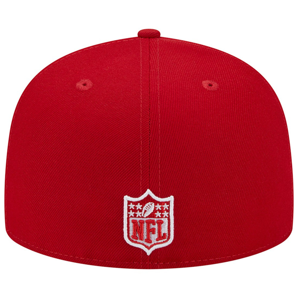 Tennessee Titans New Era 15 Years Main Patch 59FIFTY Fitted Hat Scarlet - NFL