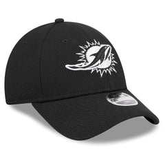 Miami Dolphins New Era Youth Main B-Dub 9FORTY Adjustable Hat Black - NFL