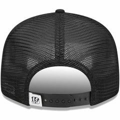 Cincinnati Bengals New Era Main Trucker 9FIFTY Snapback Hat Black - NFL
