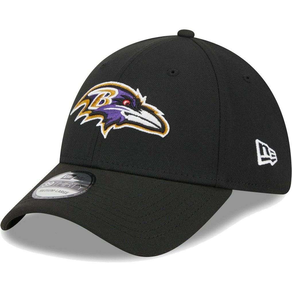 Baltimore Ravens New Era Main 39THIRTY Flex Hat Black - NFL