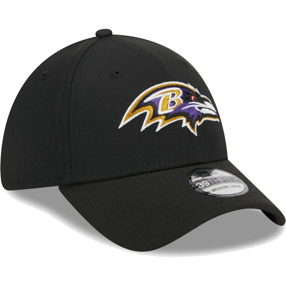 Baltimore Ravens New Era Main 39THIRTY Flex Hat Black - NFL