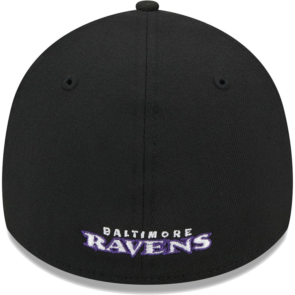 Baltimore Ravens New Era Main 39THIRTY Flex Hat Black - NFL