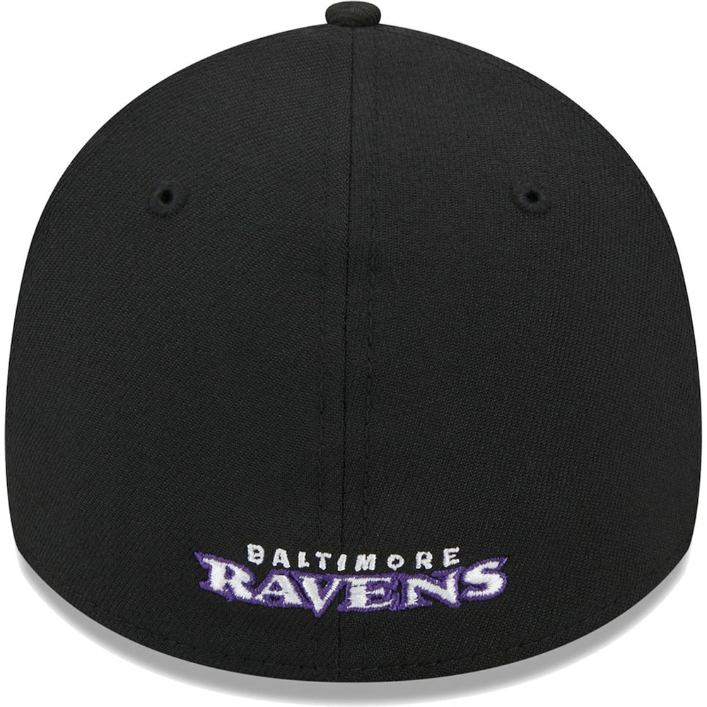 Baltimore Ravens New Era Main 39THIRTY Flex Hat Black - NFL