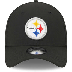 Pittsburgh Steelers New Era Main 39THIRTY Flex Hat Black - NFL