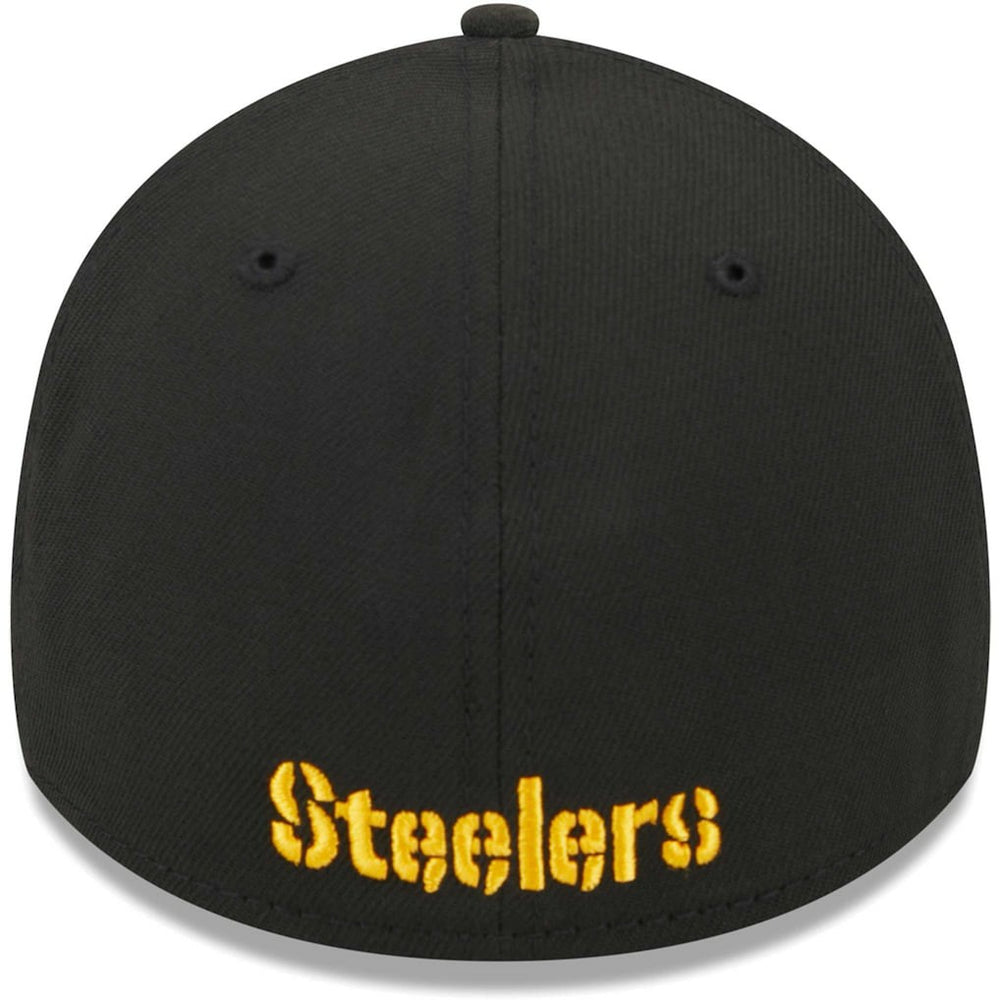 Pittsburgh Steelers New Era Main 39THIRTY Flex Hat Black - NFL