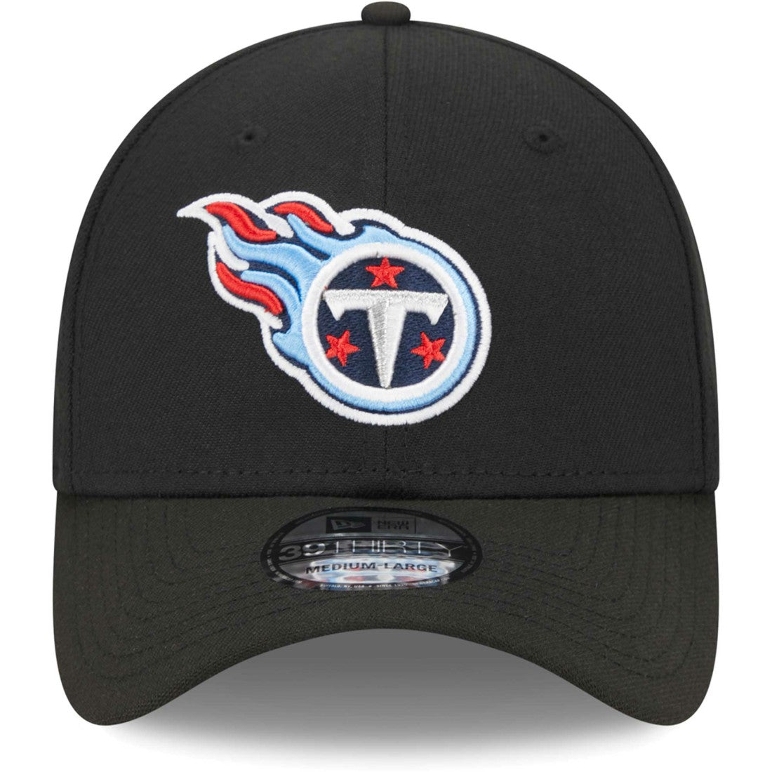 Tennessee Titans New Era Main 39THIRTY Flex Hat Black - NFL