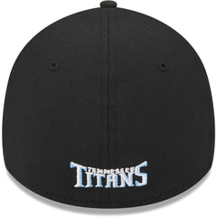 Tennessee Titans New Era Main 39THIRTY Flex Hat Black - NFL