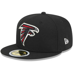 Atlanta Falcons New Era Youth Main 59FIFTY Fitted Hat Black - NFL