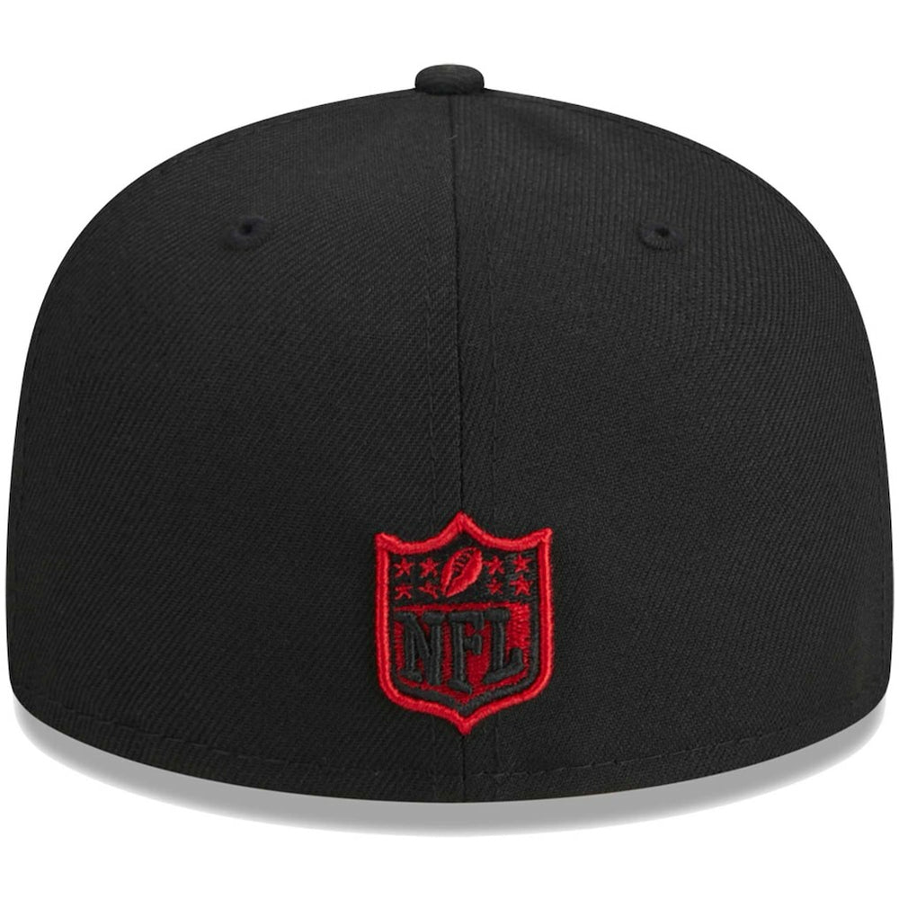 Atlanta Falcons New Era Youth Main 59FIFTY Fitted Hat Black - NFL