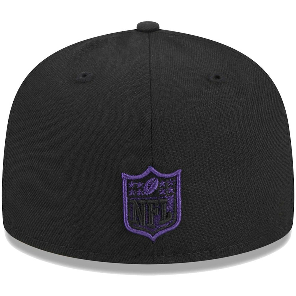 Baltimore Ravens New Era Youth Main 59FIFTY Fitted Hat Black - NFL