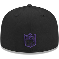 Baltimore Ravens New Era Youth Main 59FIFTY Fitted Hat Black - NFL