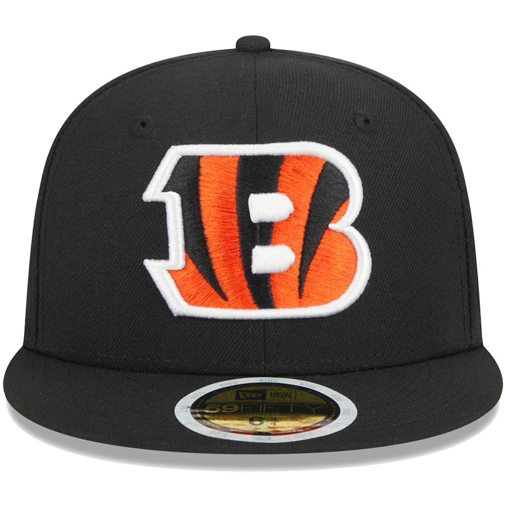 Cincinnati Bengals New Era Youth Main 59FIFTY Fitted Hat Black - NFL