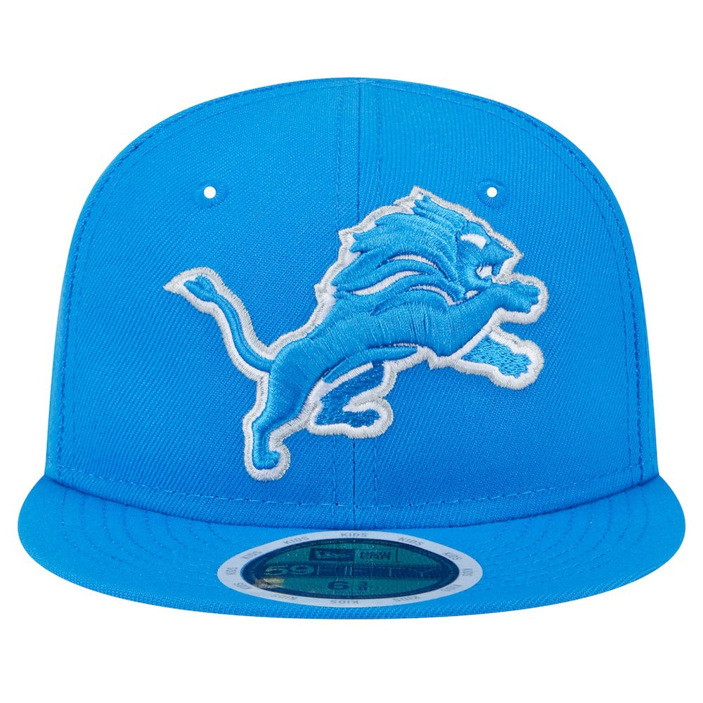 Detroit Lions New Era Main 59FIFTY Fitted Hat Blue - NFL