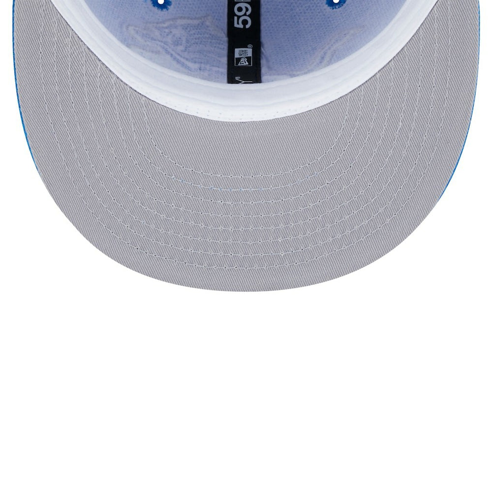 Detroit Lions New Era Main 59FIFTY Fitted Hat Blue - NFL