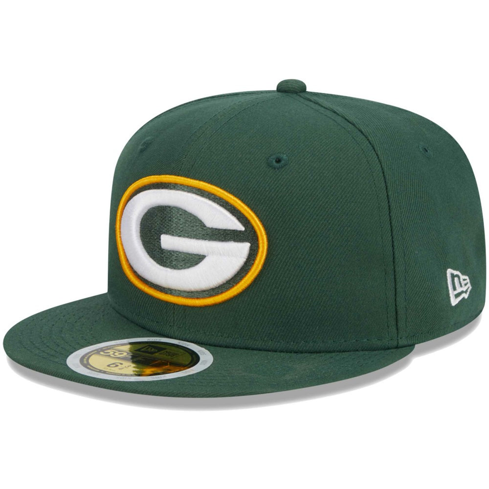 Green Bay Packers New Era Youth Main 59FIFTY Fitted Hat Green - NFL