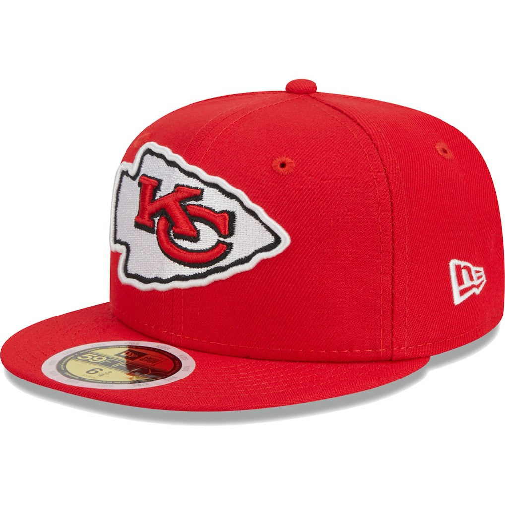 Kansas City Chiefs New Era Youth Main 59FIFTY Fitted Hat Red - NFL