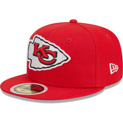 Kansas City Chiefs New Era Youth Main 59FIFTY Fitted Hat Red - NFL