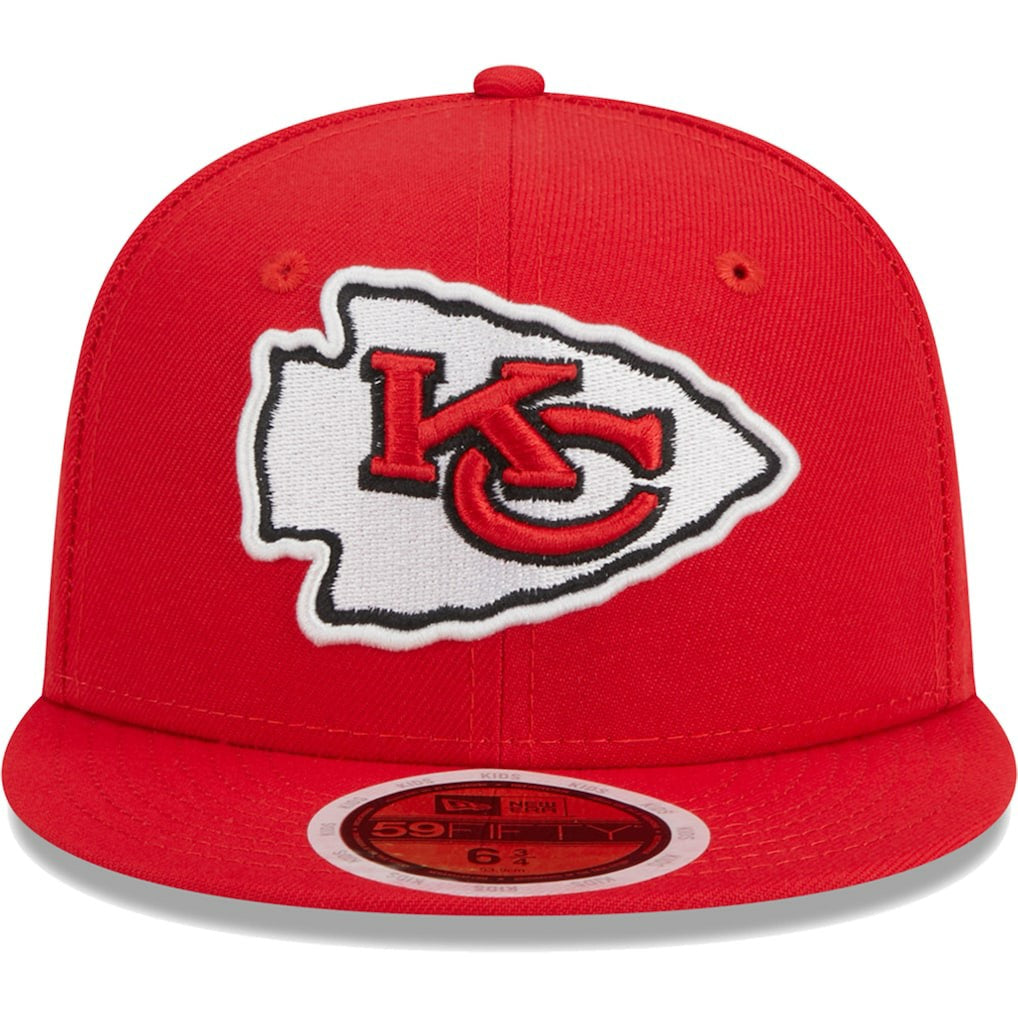 Kansas City Chiefs New Era Youth Main 59FIFTY Fitted Hat Red - NFL
