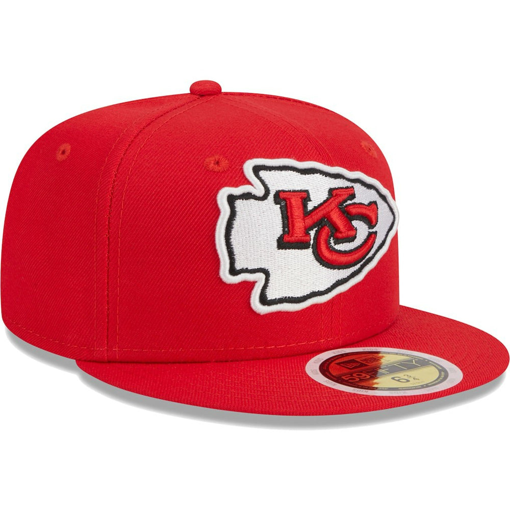 Kansas City Chiefs New Era Youth Main 59FIFTY Fitted Hat Red - NFL