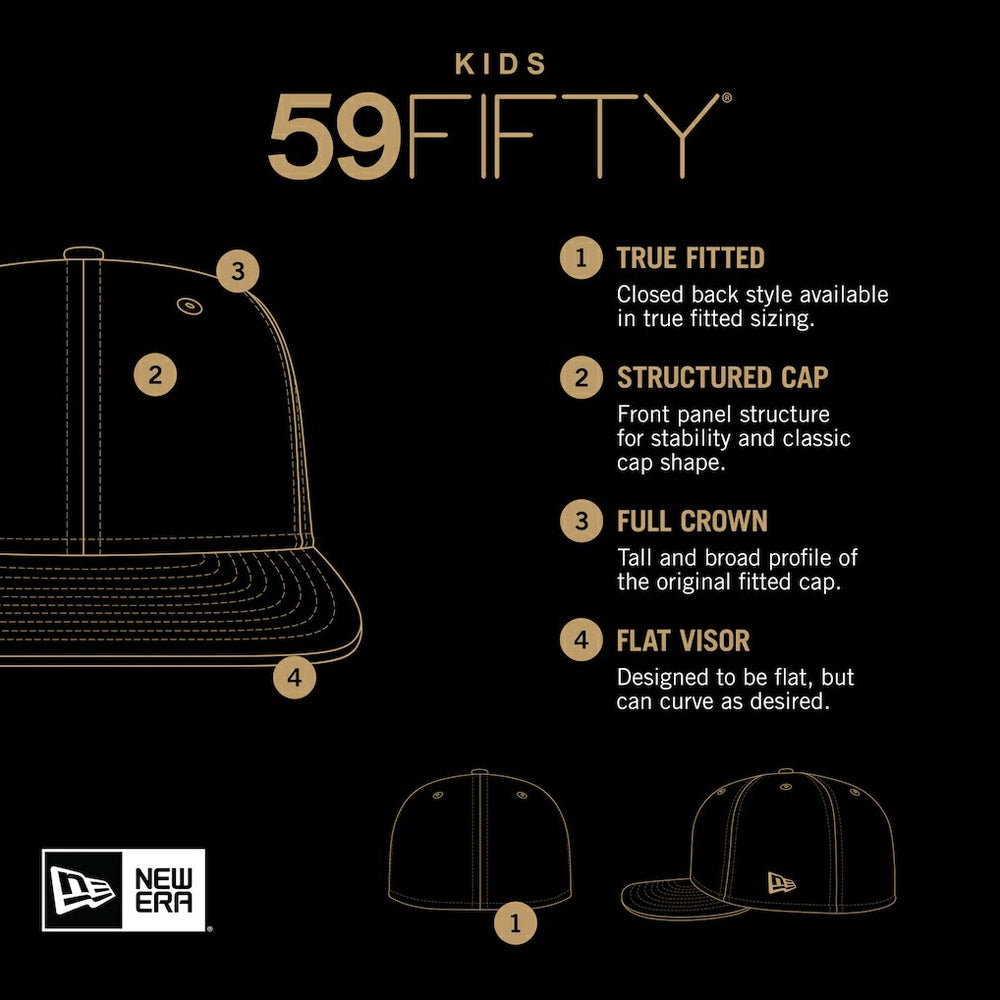 Kansas City Chiefs New Era Youth Main 59FIFTY Fitted Hat Red - NFL