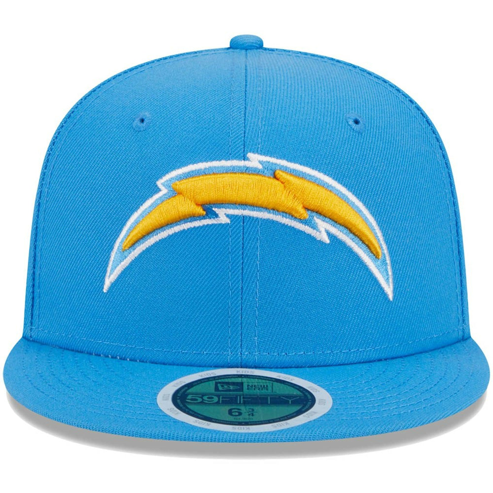 Los Angeles Chargers New Era Youth Main 59FIFTY Fitted Hat Powder Blue - NFL