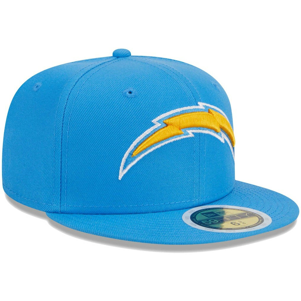 Los Angeles Chargers New Era Youth Main 59FIFTY Fitted Hat Powder Blue - NFL