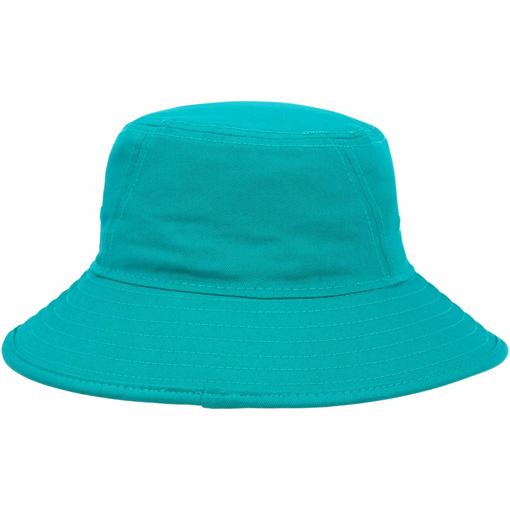 Miami Dolphins New Era Throwback Logo Main Bucket Hat Aqua - NFL